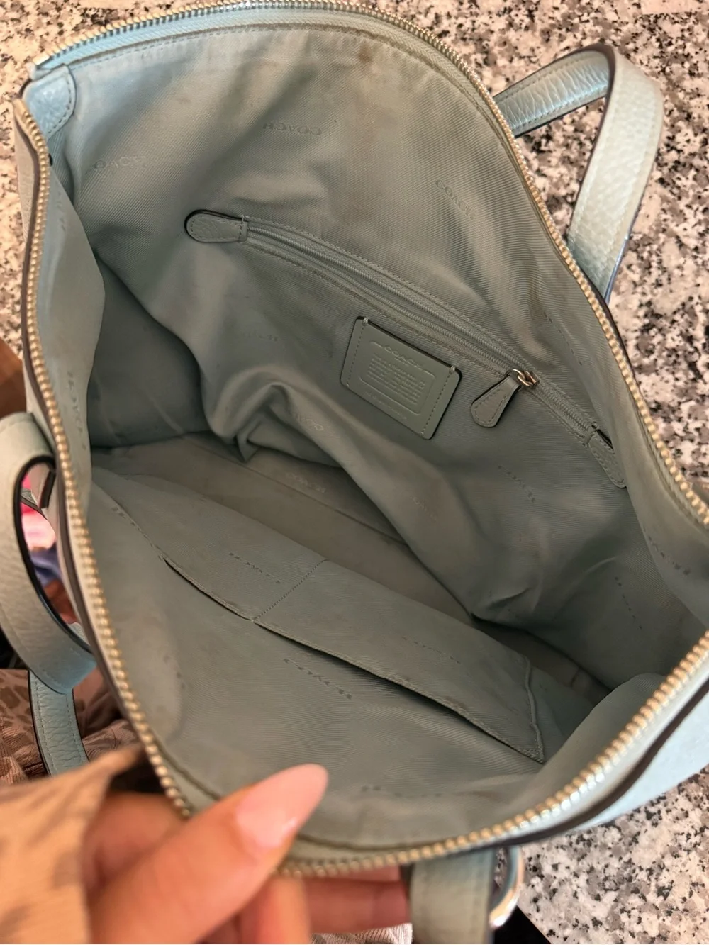 Coach Pebble Leather Tote
